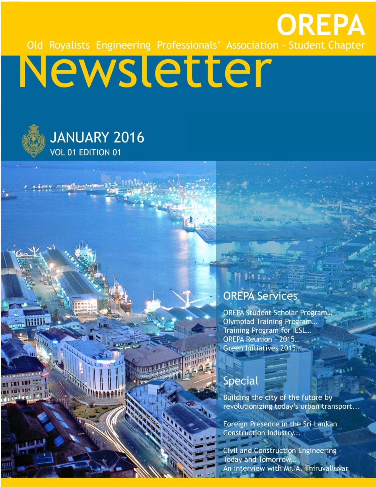 OREPA Newsletter - January 2016