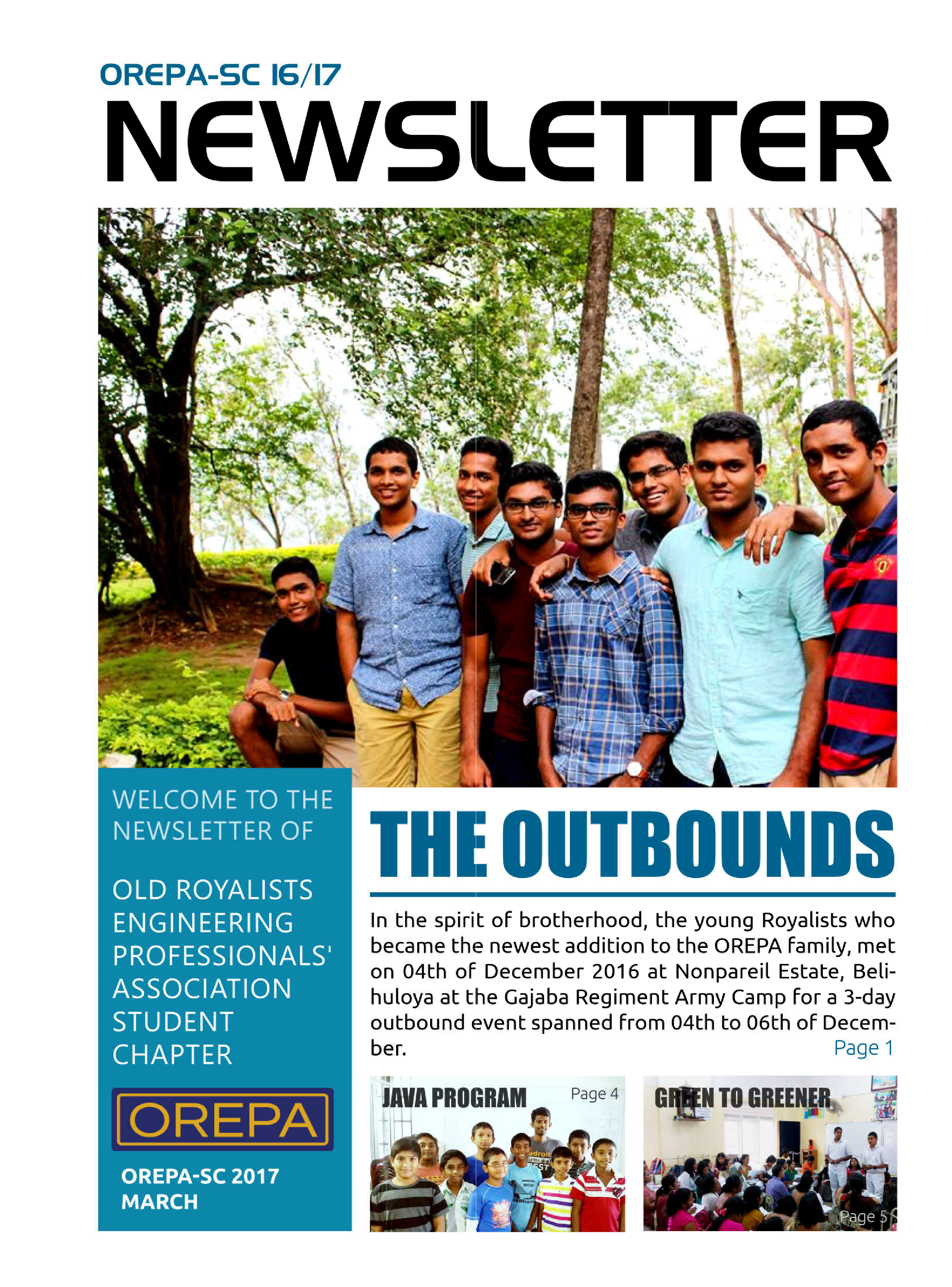 OREPA Newsletter - March 2017